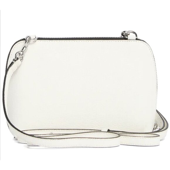 New Marc Jacobs Grind Crossbody Pouch Pebble Leather Cotton - Picture 3 of 6